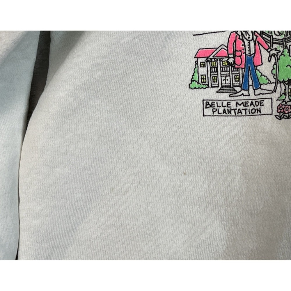 Vintage Nashville Graphic Sweatshirt XL Opryland Ryman Landmark Streetwear 1990s - Picture 10 of 15
